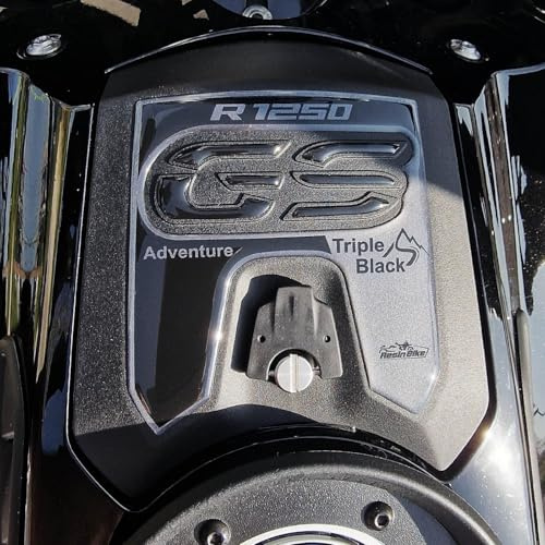 Resin Bike Motorcycle 3D Stickers Compatible with Bmw R 1250 GS Adventure Triple Black 2021-2024. Storage Compartment Protection from Impact and Scratches. Resin Stickers - Gadget Moto