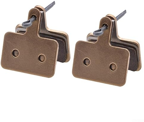 HpLive 2 Paar Metall-Scheibenbremsen für XOD Bremssättel oder Vollmetall-Sintern für Mountainbikes, Gold