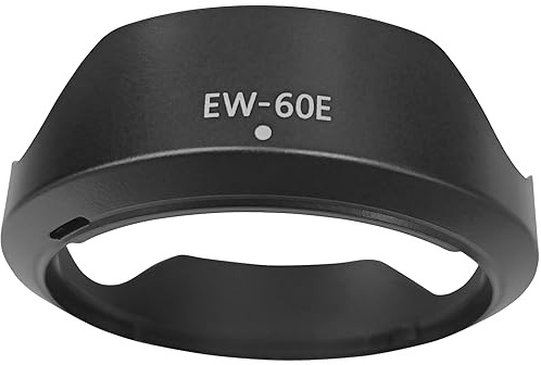 Paraluce EW-60E per Canon EF-M 11-22 mm f/4-5.6 con obiettivo STM, paraluce Hxdzieory 55 mm