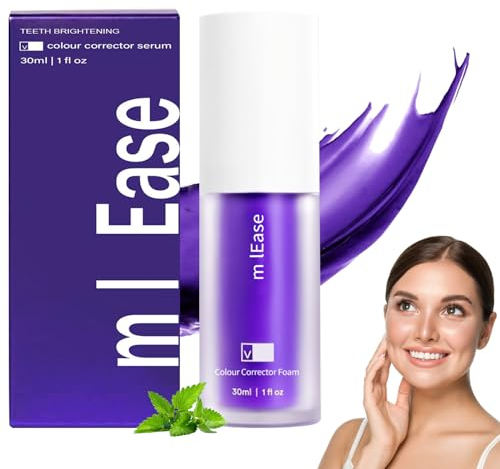 IJHYGD Purple Toothpaste His Smile Lila Zahnpasta Colour Corrector Serum Zahnpasta Weisse Zähne Lila Zahnpasta Weisse Zähne Colour Corrector Serum Lila Zahnpasta Farbkorrektur - Serum His Smile