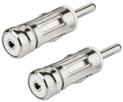 NyxSeat 2 Auto-Antennen-Adapter, Universeller Auto-Stereo-Adapter, Din-Nachrüststecker Für Auto-Audio-Radio-Empfänger