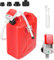 Kraftstoff Umfüllpumpe mit Auto-Stopp-Sensor, Kraftstoffpumpe mit 4 Größe Tankadapter, Elektrische Transferpumpe mit 1.8M Schlauch, Dieselpumpe für Benzin, Diesel, Öl, Absaugung Benzinpumpe