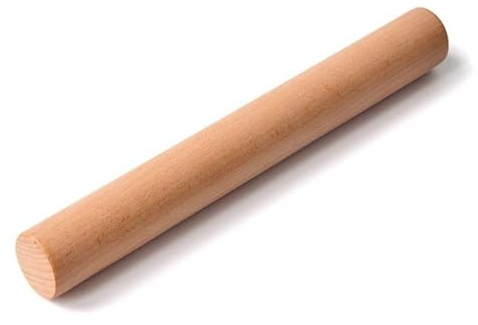 Rolling Pin Beech Solid Wood Household Dumpling Skin Mini Rolling Pins Pin Stick Dough Baking Tool Gadgets Roller Kitchen Roller(Size:30cm)