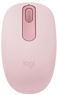 Logitech M196 Bluetooth Wireless Mouse, Compact and Portable Mouse for Laptops, Tablets and More, 12-Month Battery, Smooth Tracking, Compatible with PC and Mac, Windows and macOS - Rose
