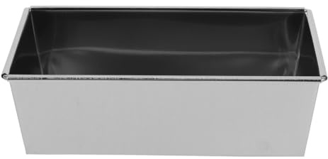 PRETYZOOM Moule à pain, carré, en acier inoxydable, 7 x 8 x 5 cm, sans couvercle, pour four, pour la cuisson du pain grillé et du pain
