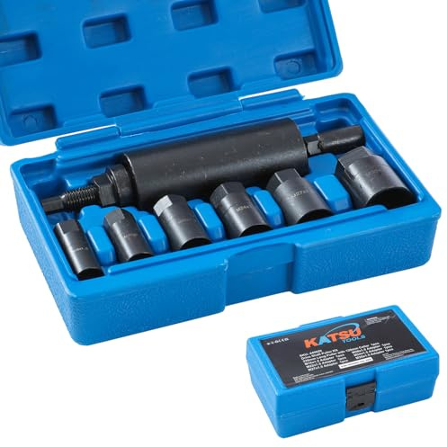 KATSU Tools 7-Piece Drive Shaft Puller Extractor Set Universal for Most Vehicle Models 449829