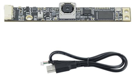 YIZITU 13 MP 4K USB-Kamera-Modul, Autofokus, verzerrungsfreies Objektiv mit Mikrofon für Fenstersysteme, Weitwinkel, Webcam