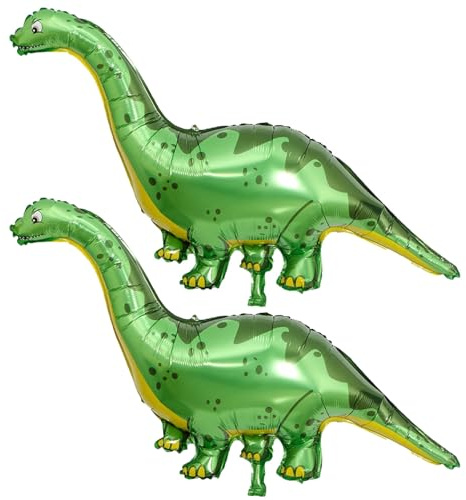 Dino Luftballon, 3D Stehend Dinosaurier Ballon Tiere, 128 x 60 cm Aufblasbare Dinosaurier, große Deko Ballons für Geburtstag, Party, Kindergeburtstag lustige Partyartikel