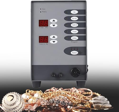 SHEUAO Automatic Spot Welding Machine,Jewelry Welder Kit,Pulse Argon Arc Jewelry Welder Kit With 0.1Mpa Gas Pressure & Adjustable 50A-600A Current