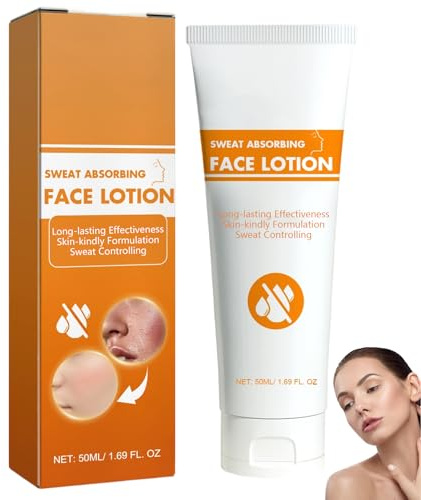 Antisudorifique pour le visage, lotion pour le visage absorbant la transpiration pour hommes et femmes, antisudorifique puissant pour la peau du front et de la tête et contrôle du visage gras (1pcs)