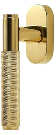 Window Handles for upvc Windows Brass Knurled Window Lock Handle Highest Safety Casement Lever Modern Design Window and Door Accessories(C)