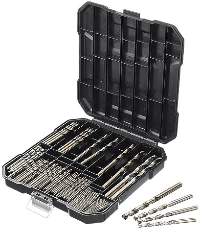 VIDOO Juego de 99 Brocas Cobalto M35 1,5-10mm HSS-Co para Acero Inox Madera