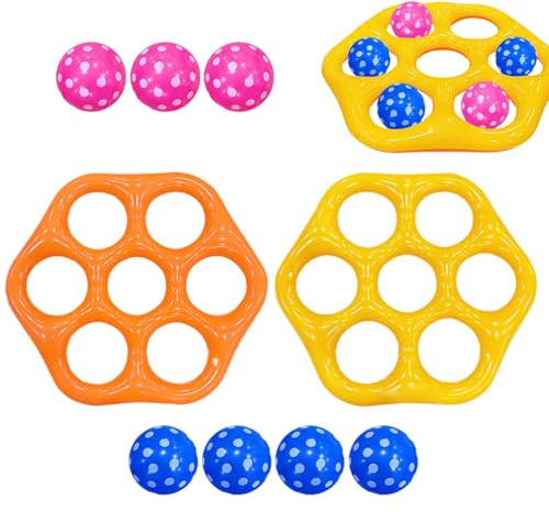 Pool Games Set, Inflatable Ball Toss Toy, PVC Water Float Target, 100x90cm Floating Ring, Outdoor Beach Lake Activity, Backyard Party Family Vacation