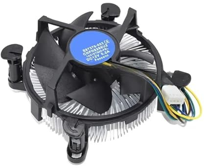Disipador Térmico De Aluminio DC12V 0.2A E97379-003, Compatible con Intel Core, I3 I5 I7 Socket LGA 1150 1151 1155 1156 C0155 Z33 Ventilador De Refrigeración De CPU De 4 Pines