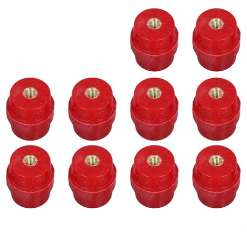 10 Stück Sammelschienen-Isolatoren SM30 M6 Polyester Typ für elektrische Sammelschienen-Befestigung und Isolierung Anwendungen