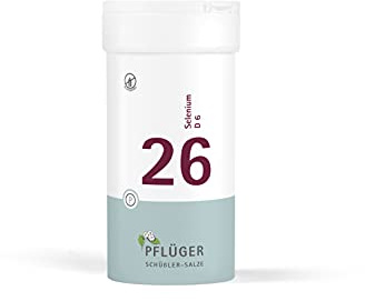 PFLÜGER Schüßler-Salz Nr. 26 Selenium D6, 400 Tabletten | Schüssler Salze im praktischen Dosierspender, glutenfrei, Arzneimittel