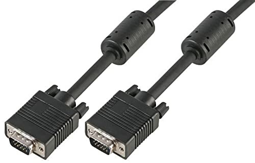 Pro Signal Câble SVGA HD15 mâle vers mâle Noir 20 m