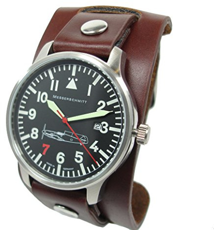 Messerschmitt 109-42R7 Herrenuhr mit Lederband