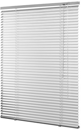 Persiana, de aluminio plateadas, con muchos tamaños 40/45/50/55/60/65/70/75/80/85/90/95/100/110/120/130/140/150/160 x 130 o 160 o 220 o 240 cm (ancho x altura), plata, 120x130 (B x H in cm)