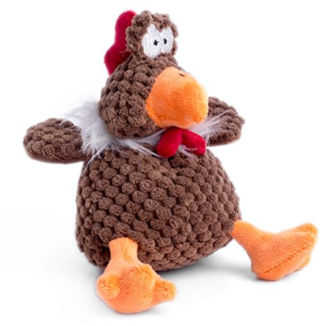 Petface Farmyard Buddies mini kyckling plysch hundleksak