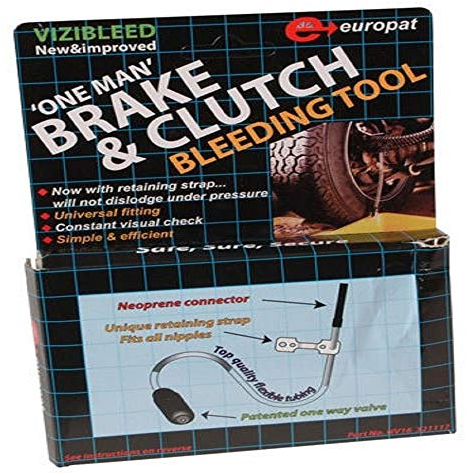 VIZIBLEED ONE MAN BRAKE AND CLUTCH BLEEDING KIT UNIVERSAL AID & TOOL NV16