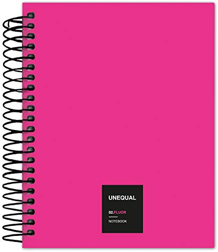 Grafoplás 88546054 - Notizbuch mit Spiralbindung, kariert, A6, 100 Blatt, 70 g, Fuchsia