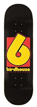 Birdhouse Deck Logo B Black 8.25x32