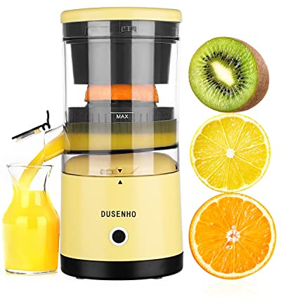 DUSENHO Electric Citrus Juicer - Rechargeable USB Juicer Machines for Orange, Lemon, Grapefruit