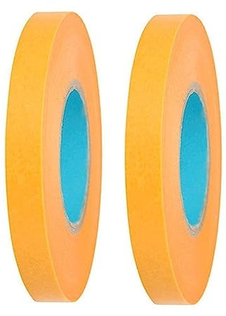 Nastro Di Carta - 2 Rotoli Di Nastro Carta Per Imbianchino 10mm 20mm 30mm 40mm 50mm 80mm 100mm X 50 M - Verniciatura - Nastro Per Mascheratura Nastro Adesivo Carta ( Color : Yellow , Size : 1cm x 50m