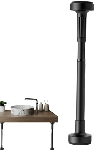 Barra de tensión – Barra telescópica para armario, barra de barra ajustable para visillos de red | Barras de resorte antideslizantes para terremotos, mesas, armarios, refrigeradores