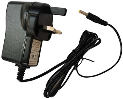 Generic Power Adapter Compatible for GPO Attache Briefcase Record Player Turntable, Mains Supply, Barrel Connector, 5V DC, 2A, AC, Non-Portable, 1 Count