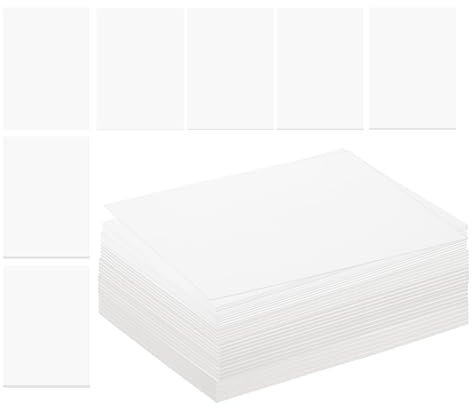 PATIKIL 30 x 20 cm spånskivor, 35 st bokbrädor, robust bokbindningsmaterial för bokbindningsskydd, vit