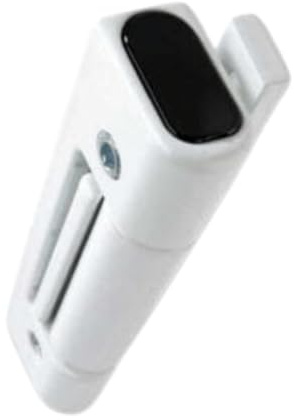 Charnières de porte en PVC - 110 mm - Réglable - Blanc