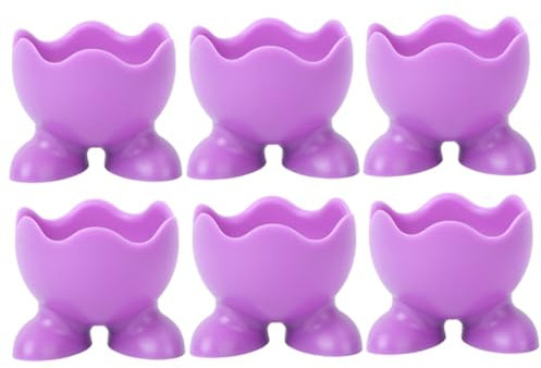 IMIKEYA 6piezas Hueveras De Silicona para Cocina Soporte para Huevos Duros Romperse