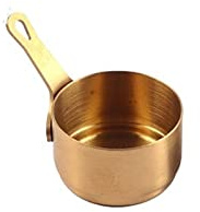 Aioneer Sartenes De Acero Inoxidable para Salsa, Lechera, Mini Cacerola, Olla para Salsa, Lechera De Acero Inoxidable, Mini Cacerola, Cacerola Pequeña Antiadherente