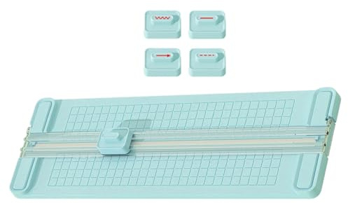 Coupe-Papier pour Scrapbooking,Massicot de Précision pour Le Scrapbooking - Outil de Découpe Photo Ergonomique et Portable avec Un Glissement Fluide pour Les Bureaux et Les Loisirs