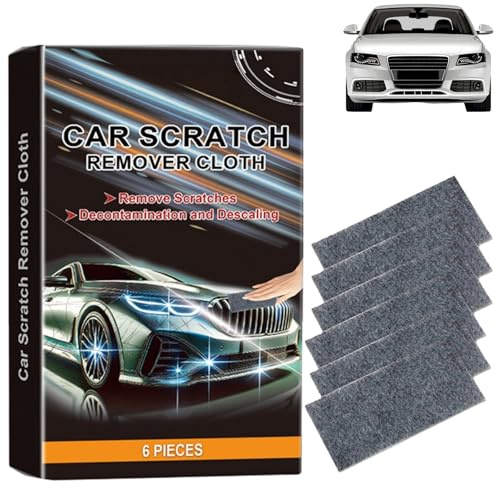 ShunJian 6 Pack Na/no Sparkle Cloth Car Scratch Remover Kit, Na/no Cloth Scratch Remover for Car Paint Repair, Scratch Re/mover Clo/th for All Vehicle Types, C/ar Scra/tch Repair & Scratch Remove