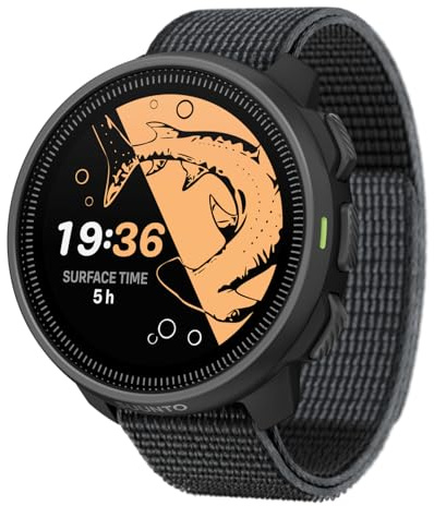 SUUNTO Nautic S Ordenador de Buceo con GPS, Pantalla AMOLED, 60h de Autonomía de Buceo, 80m Impermeable, Análisis de Gases Inalámbrico, Mapas Sin Conexión, SUUNTO APP