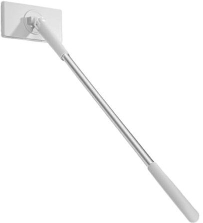 Genérico Lazy Mop Limpieza Manos Libres Fácil Cambio de paño Clip Mecanismo automático Liberación con un botón Cabezal de fregona Plano y Fino para Coche, baño, Cocina, Limpieza de Espacios