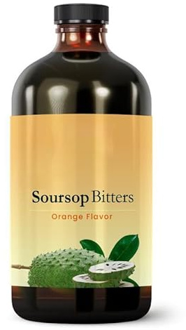 Soursop Bitters Liquido - Migliora la salute dell'intestino, aumenta i livelli di energia, riduce lo stress, migliora la resilienza immunitaria
