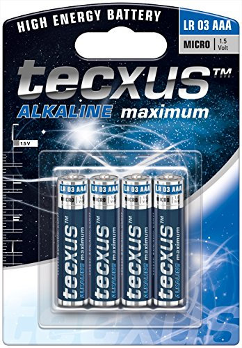 Micro (LR03 / AAA) Batterien Alkaline 1,5 V mit langer Lebensdauer. 4er Pack