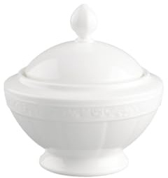 Villeroy & Boch White Pearl Sucrier/Confiturier 6 personnes 0,35 l