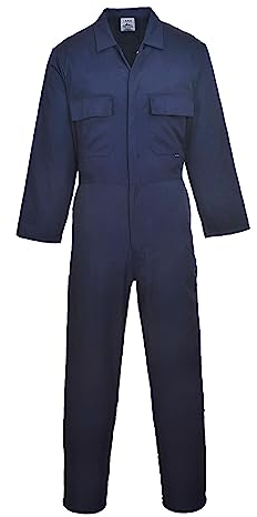 Portwest S999 Tuta Da Lavoro In Policotone Euro Workwear Per Uomo Blu Navy, S