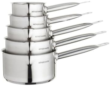 5 CASSEROLES INOX ARTHUR MARTIN