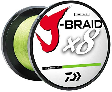 Daiwa Unisex-Erwachsene J-BRAIDX8 geflochtene Schnur, Hellgrün, 50 lb