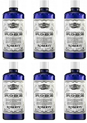 6 X Acqua di rose Roberts acqua distillata alle rose elisir di bellezza stock
