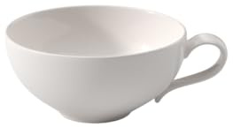 Villeroy & Boch New Cottage Basic Tazza da Tè/Caffè, Stoviglie in Acciaio Premium, 240 ml, Porcellana, Bianco, 10x10x8 cm
