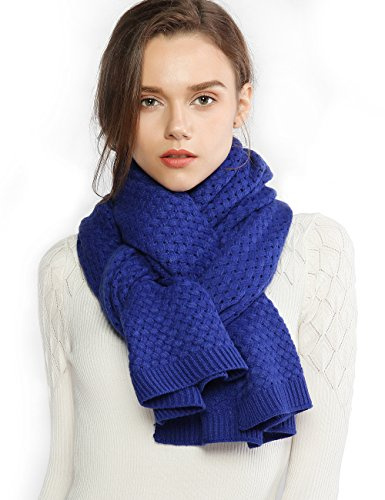 RIIQIICHY Chunky Strick Schal Winter Damen Pashmina Schals tücher Stola Warme