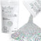 Hemway Glitter Paint Additive - Silver Holographic | Chunky Metallic Flakes for Adding Sparkle to Paints & Wood Varnish | Add to Emulsion, Acrylic & Latex for Indoor Sparkly Walls | 100 g