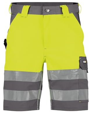 DASSY® Venna DASSY® Venna Warnschutz-Shorts - Größe 42 - DUNKELBLAU/NEONGELB